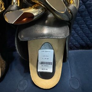 JW Anderson Chain Leather Mule, EXCELLENT condition.